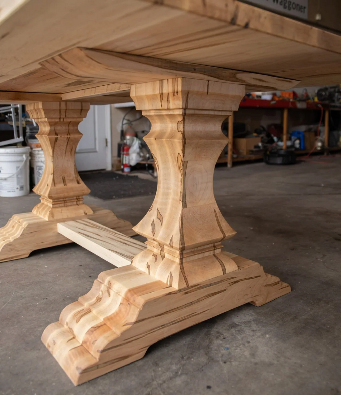 The Koetter Pedestal Set – Wood Table Bases